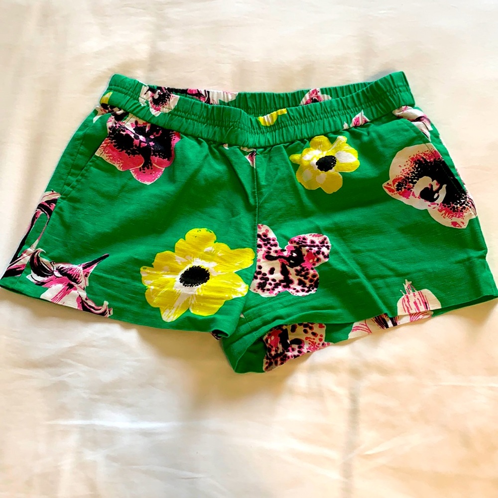 J. Crew Flowered Shorts